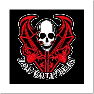 YOU GOTH THIS! - Gothic Skull Posters and Art